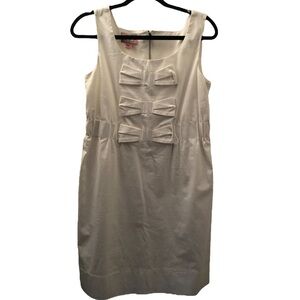 Phoebe Couture White Baby doll dress with bow